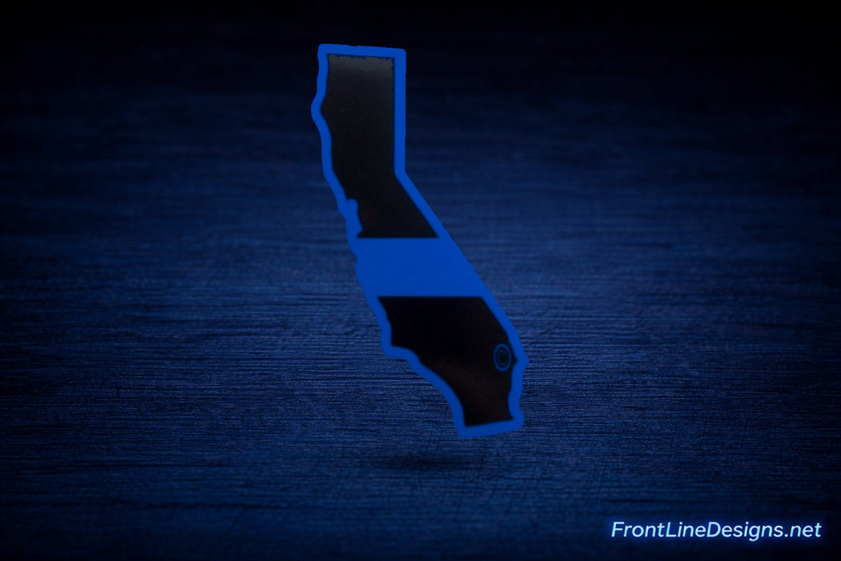 California State Blue Line Decal — FrontLine Designs