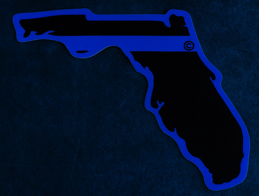 Florida State Blue Line Decal