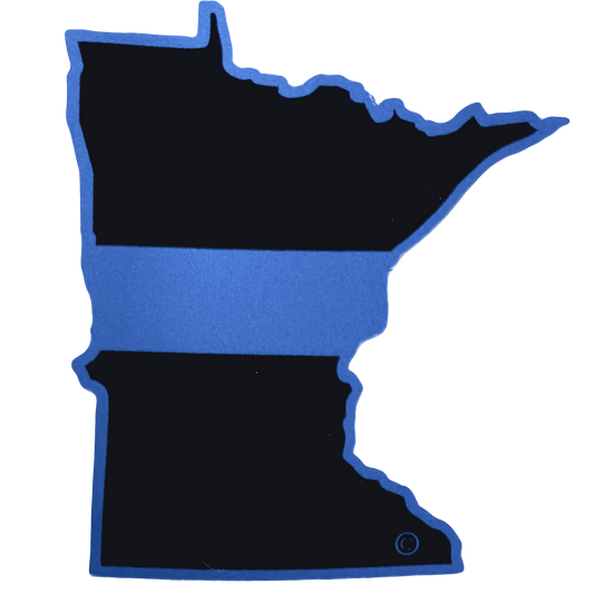 Minnesota State Blue Line Decal