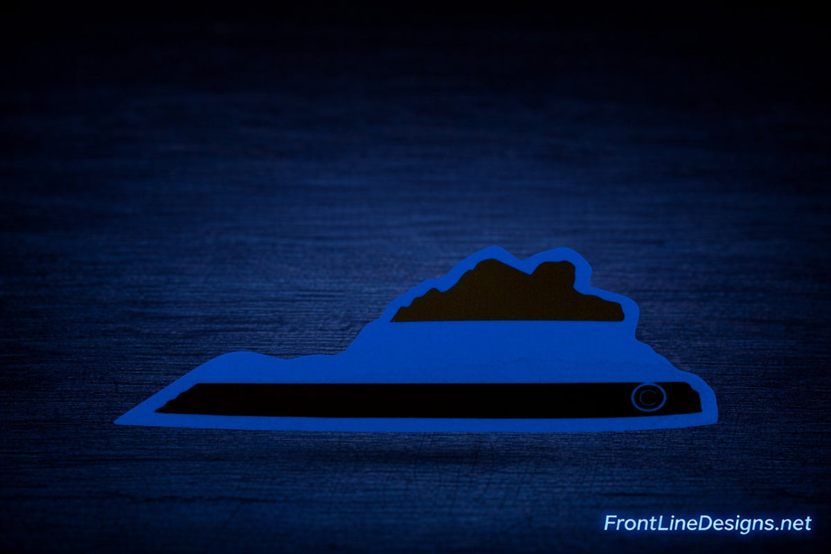 Virginia State Blue Line Decal — FrontLine Designs