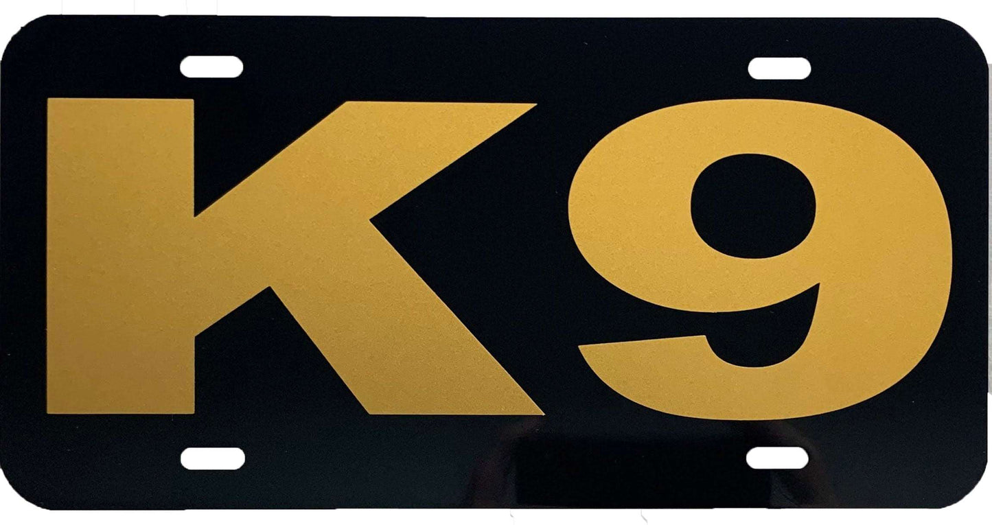 K-9 License Plate-FrontLine Designs, LLC