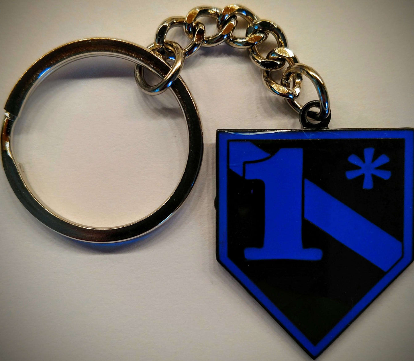 1* Blue Line Key Chain BOGO-FrontLine Designs, LLC 