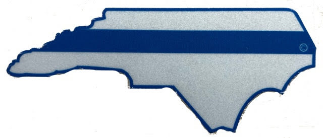 North Carolina State White / Blue Line Decal-FrontLine Designs, LLC