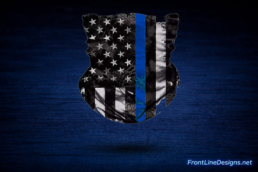 US Flag Neck Gaiter-FrontLine Designs, LLC