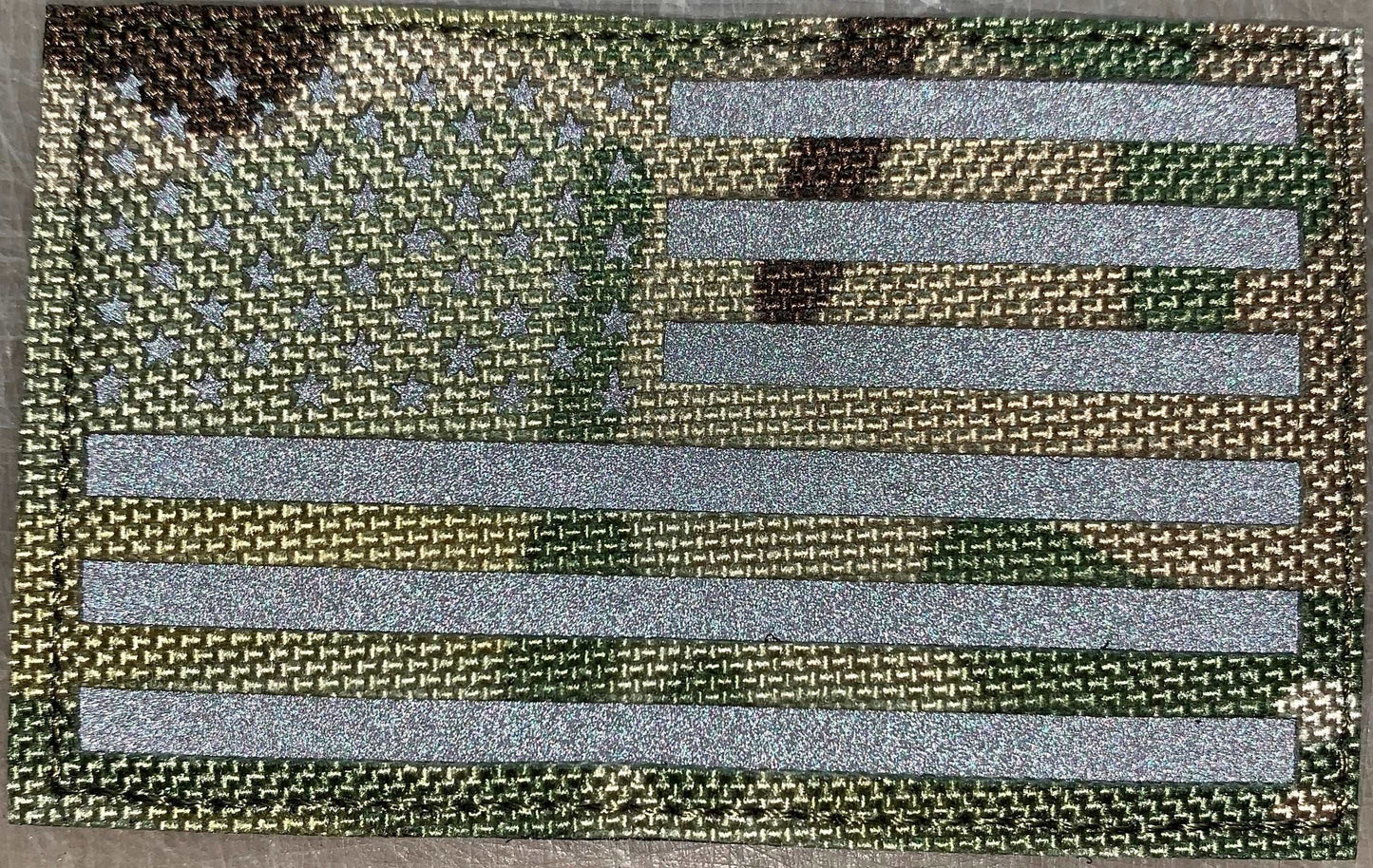 US Flag Patch Multicam Reflective-FrontLine Designs, LLC