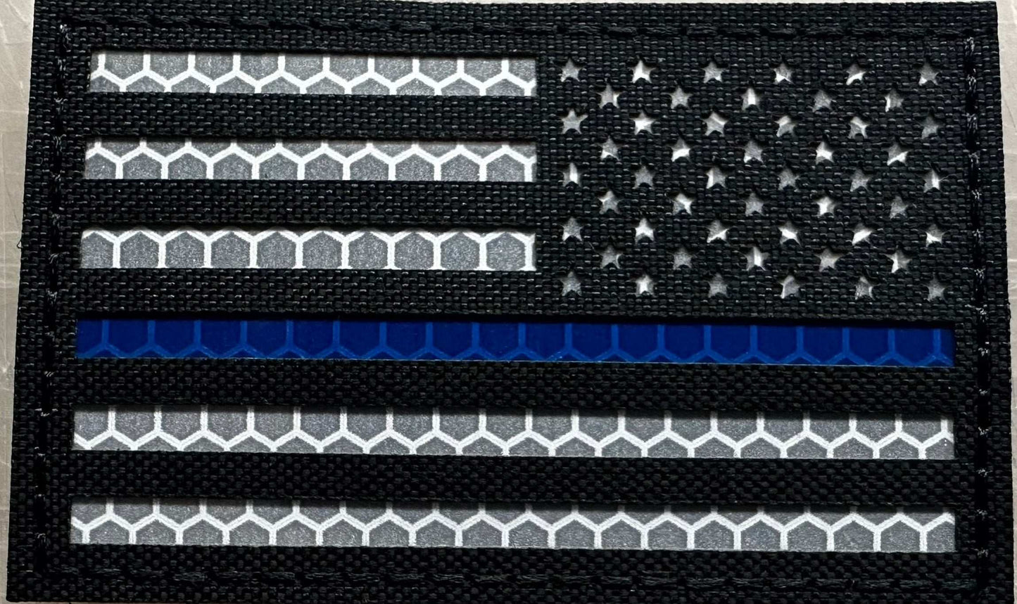 US Flag Reflective Patch-FrontLine Designs, LLC
