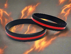 Red Line Silicone Bracelet  (BOGO)
