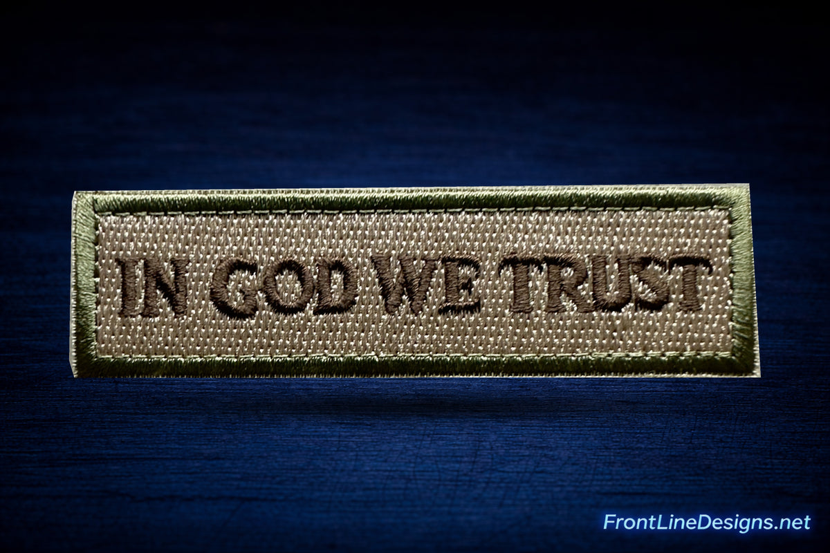 In God We Trust Hook-and-Loop Patch — Main — review