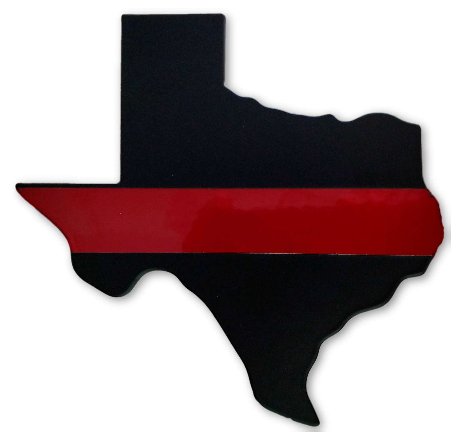 Texas Red Line Hitch Cover-FrontLine Designs, LLC