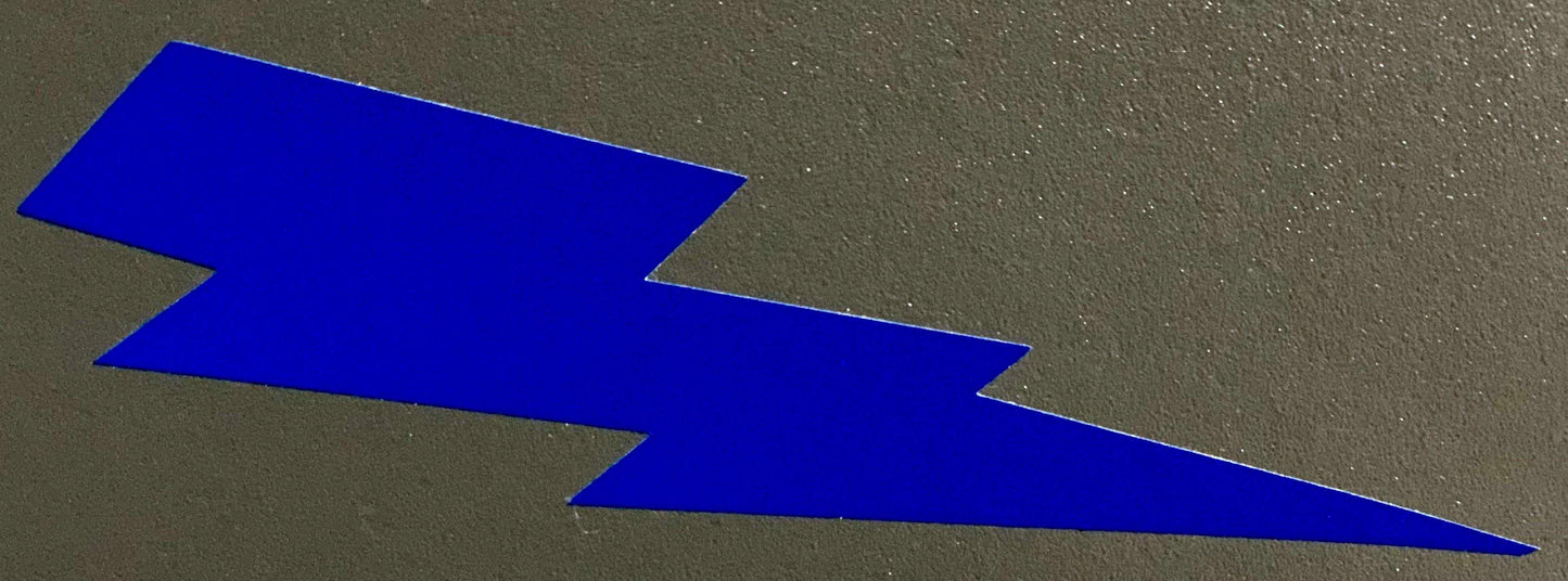 Lightning Bolt Reflective Decal-FrontLine Designs, LLC