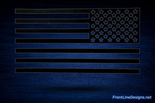 US Flag Subdued Decal-FrontLine Designs, LLC