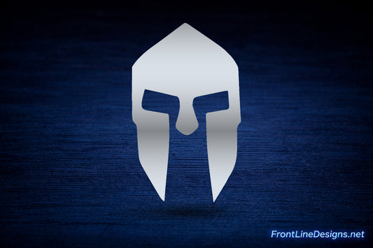 Spartan Reflective Decal — Chrome