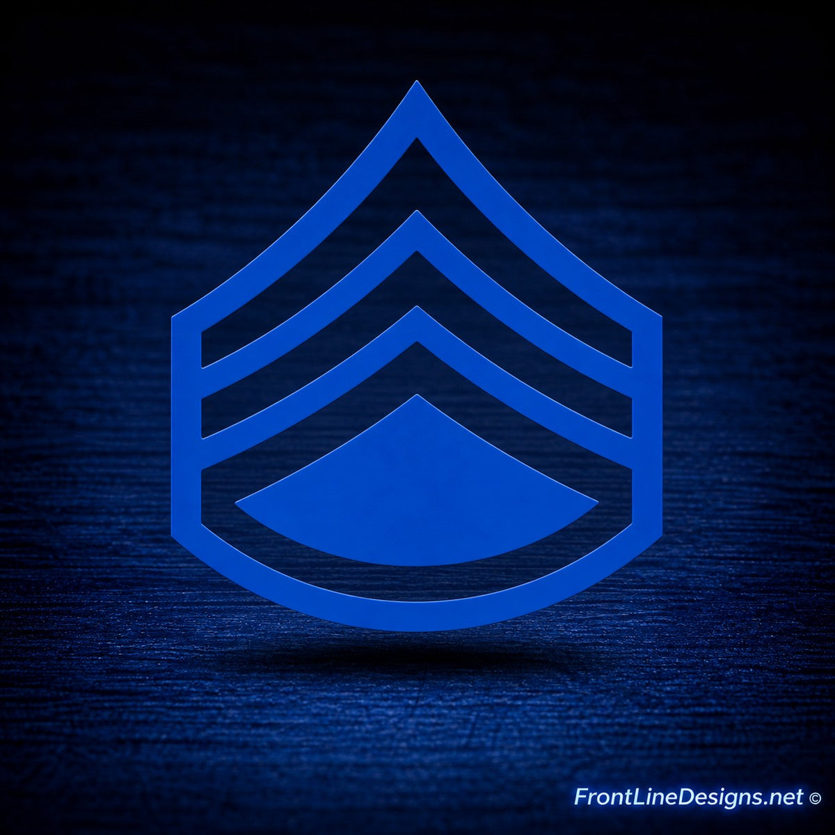 Master Sergeant Rank Reflective Decal