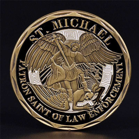 Saint Michael Challenge Coin - FrontLine Designs, LLC