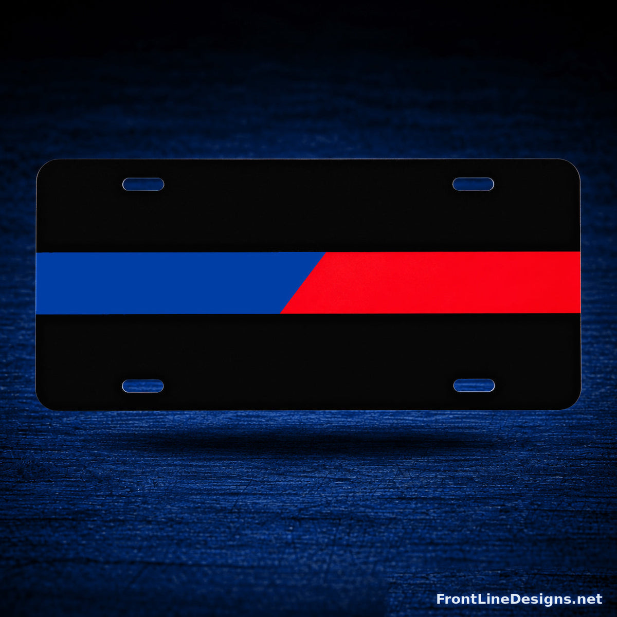 Public Safety Reflective License Plate