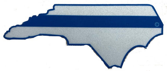 North Carolina State White / Blue Line Decal-FrontLine Designs, LLC 