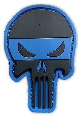 Blue Line Defender 2 dimensional PVC patch - FrontLine Designs, LLC