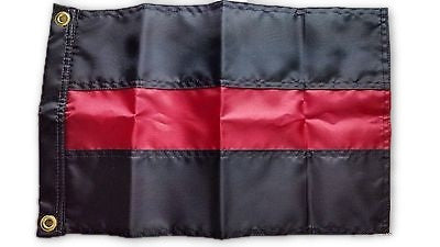 Red Line Coffin Flag - FrontLine Designs, LLC