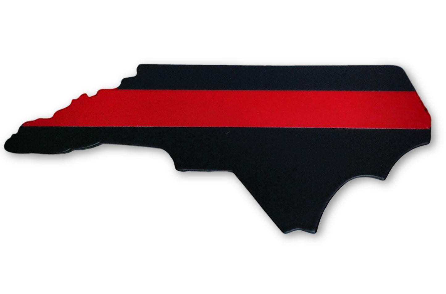 North Carolina Red Line Hitch Cover-FrontLine Designs, LLC