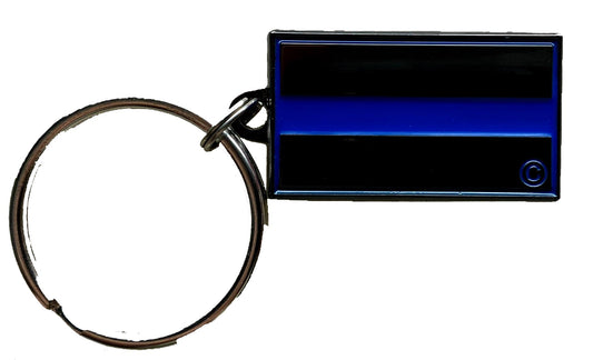 Thin Blue Line Keychain-FrontLine Designs, LLC