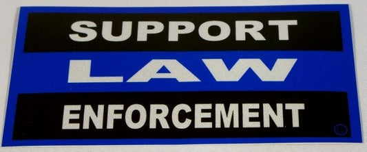 Blue Line Civilian Reflective Decal-FrontLine Designs, LLC