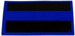 Blue Line (Non-Reflective) Static Decal-FrontLine Designs, LLC 