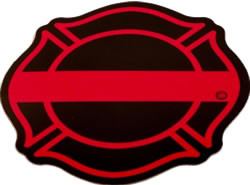 Red Line Maltese Decal-FrontLine Designs, LLC 