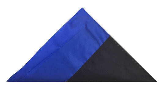 Blue Line Nylon Casket / Ex-Large Outdoor Flag-FrontLine Designs, LLC