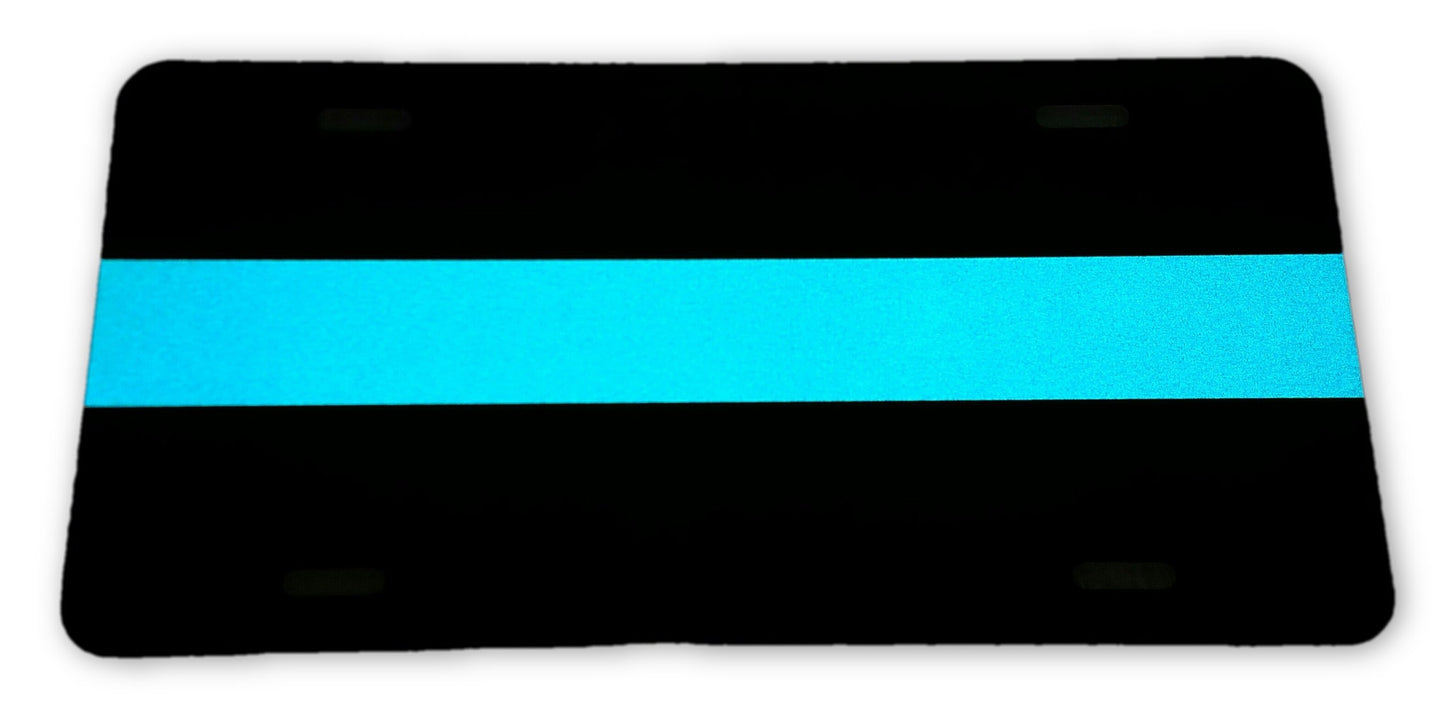 Blue Line License Plate-FrontLine Designs, LLC