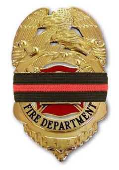Red Line Mourning Bands-FrontLine Designs, LLC