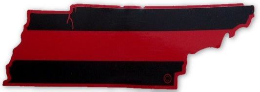 Tennessee State Red Line Decal-FrontLine Designs, LLC