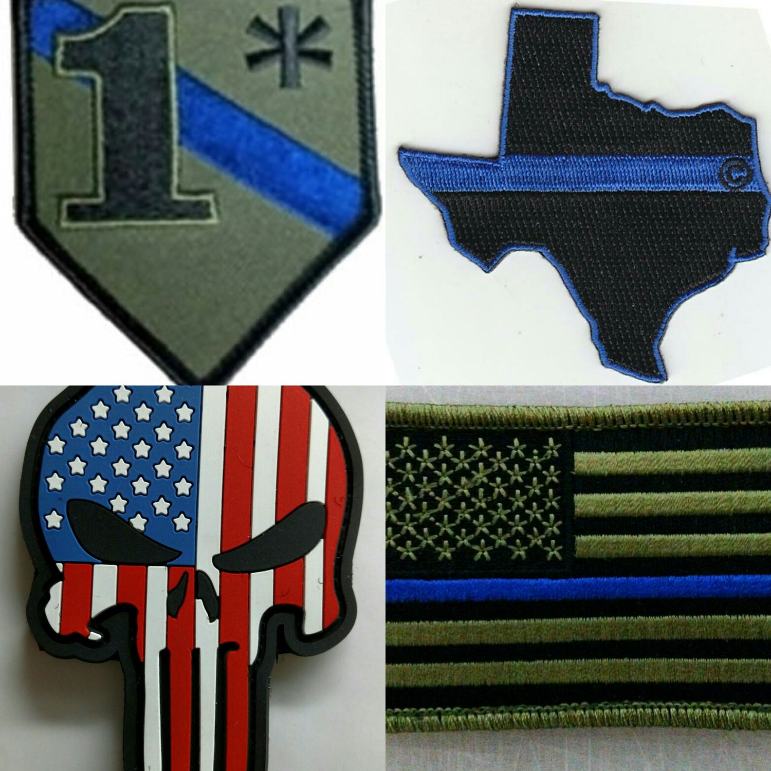 Blue Line Patches