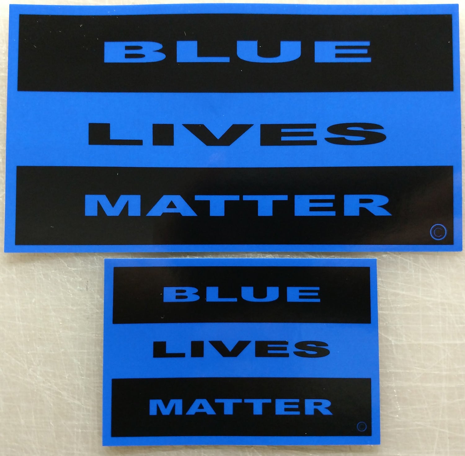 Blue Line Decals