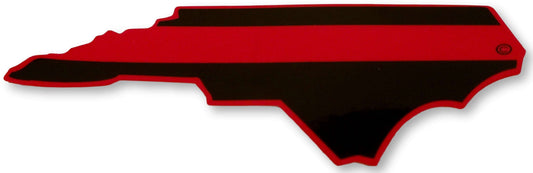 North Carolina State Red Line Decal-FrontLine Designs, LLC 