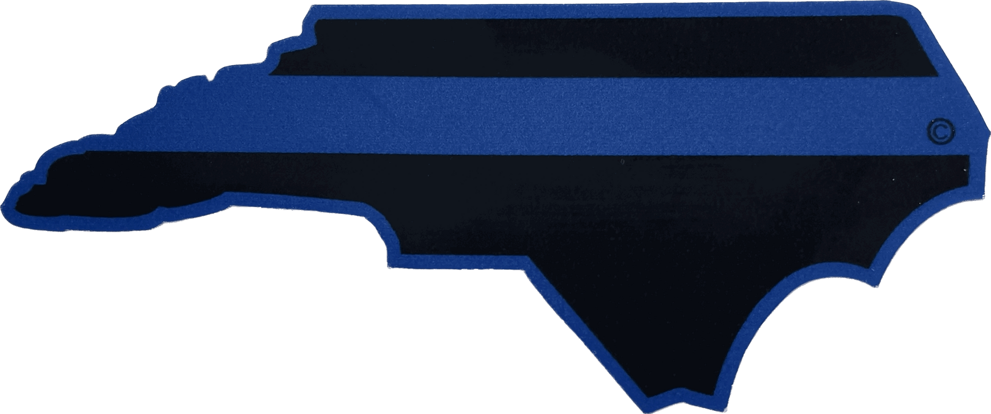 North Carolina State Blue Line Decal
