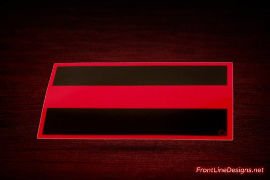 Red Line Reflective Decal — FrontLine Designs