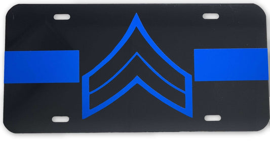 Corporal License Plate-FrontLine Designs, LLC 