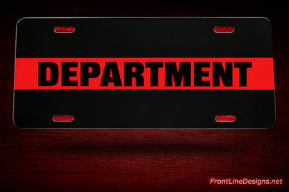 107J Department license plate
