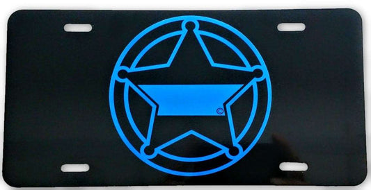 5-Point Sheriff's Deputy Badge License Plate-FrontLine Designs, LLC 