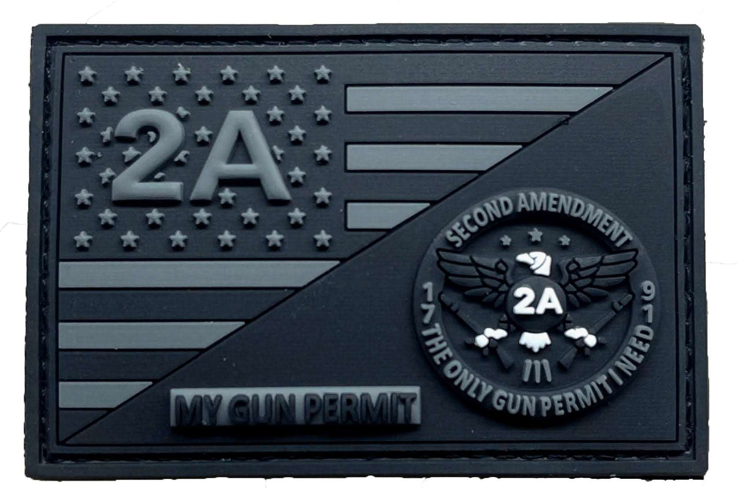 US Blue Line 2A Subdued 2D Patch