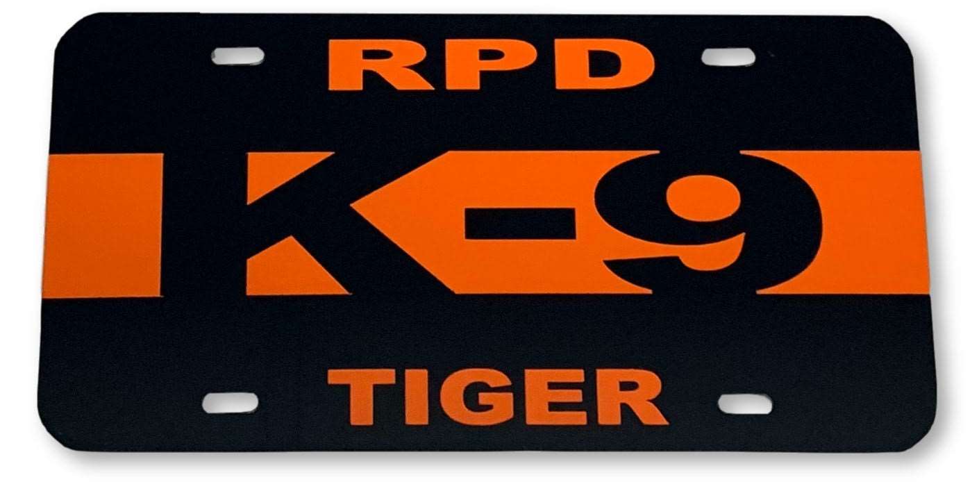 K-9 License Plate-FrontLine Designs, LLC 
