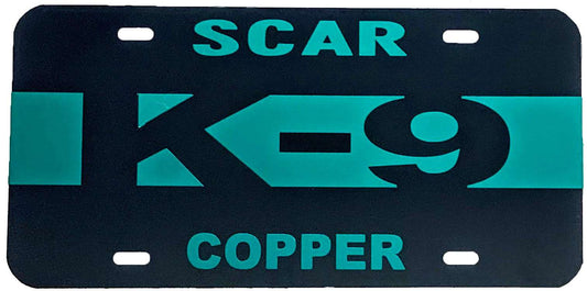K-9 License Plate-FrontLine Designs, LLC 