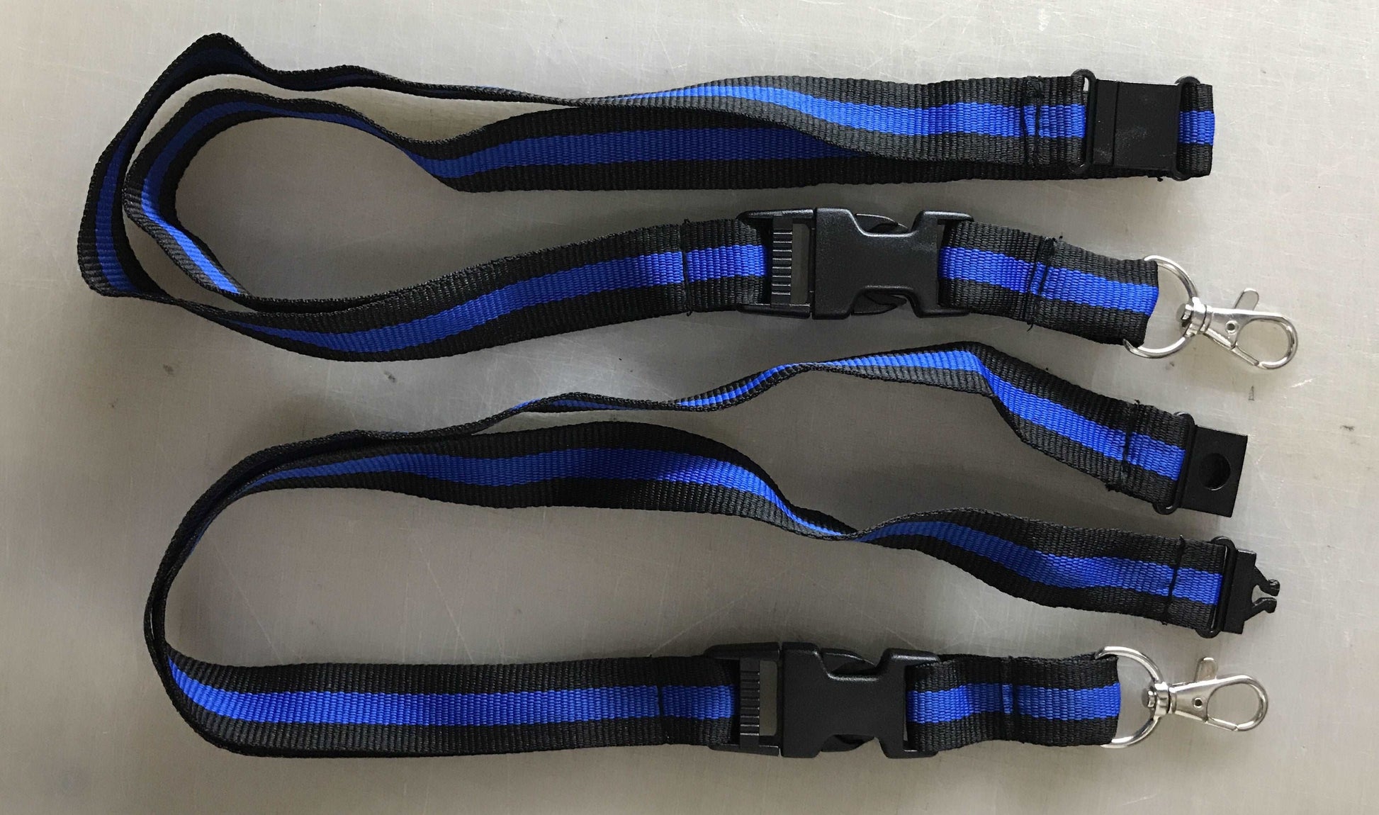 Blue Line Lanyard (Breakaway)-FrontLine Designs, LLC 