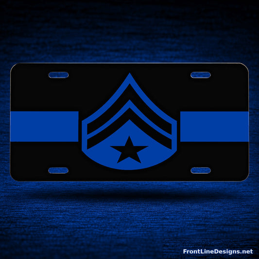 Master Police Officer 2 Reflective License Plate