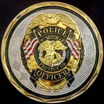 Saint Michael Challenge Coin-FrontLine Designs, LLC 