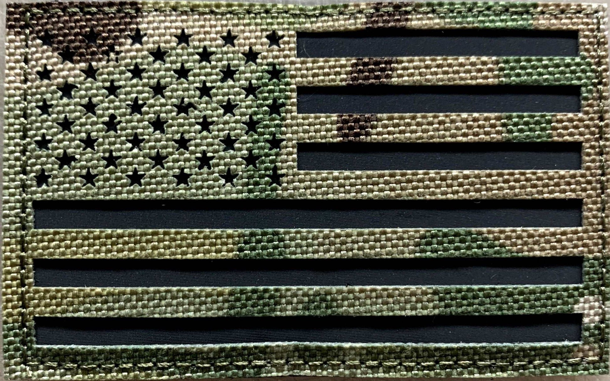 US Flag Patch Multicam Reflective-FrontLine Designs, LLC 