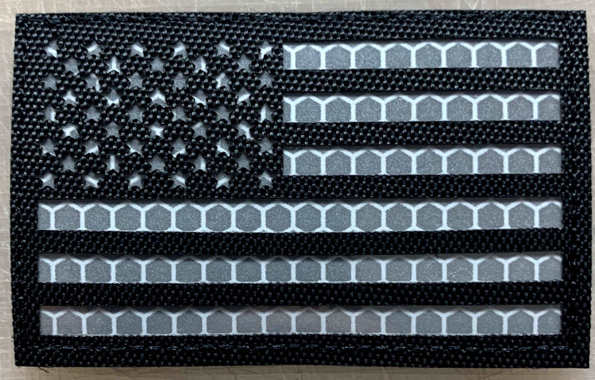 US Flag Red Line Reflective Patch-FrontLine Designs, LLC 