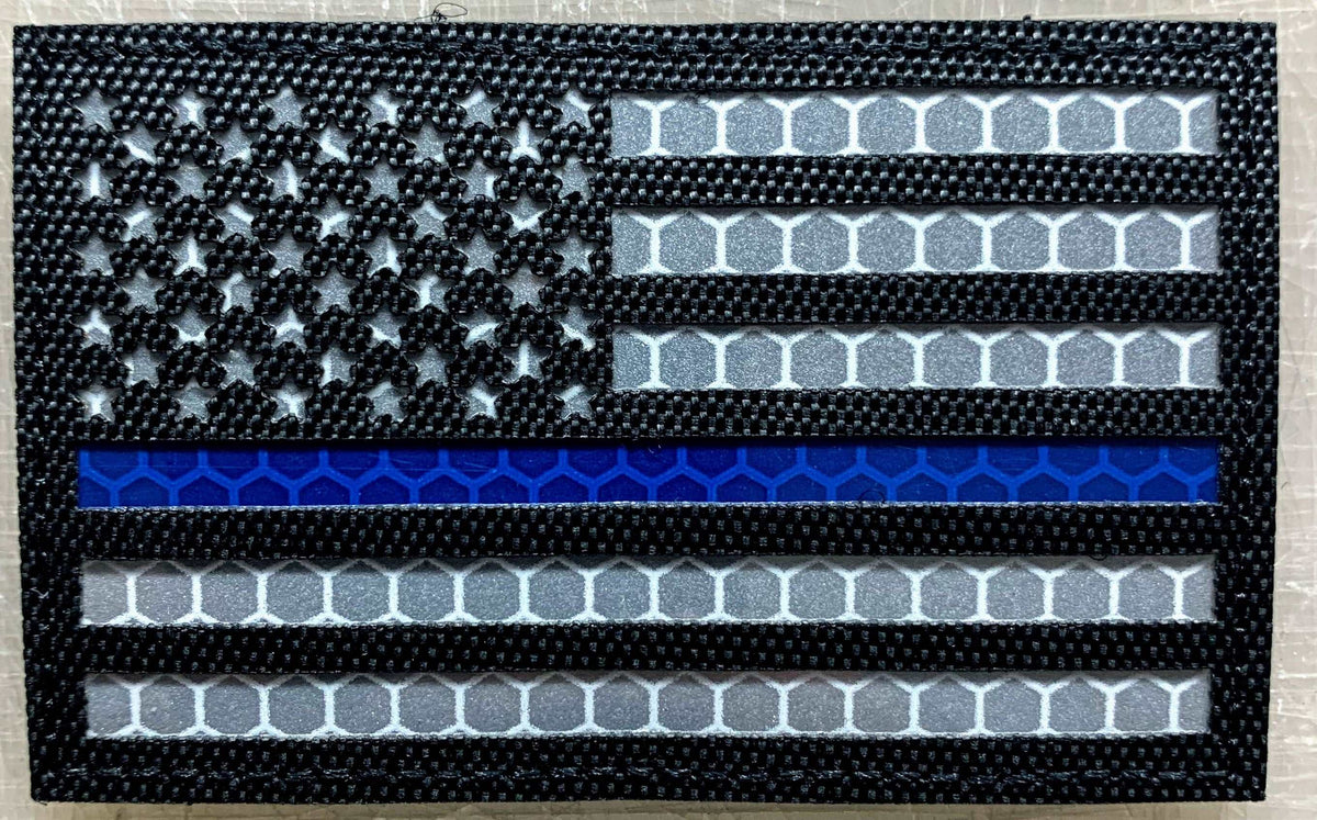 US Flag Reflective Patch-FrontLine Designs, LLC 