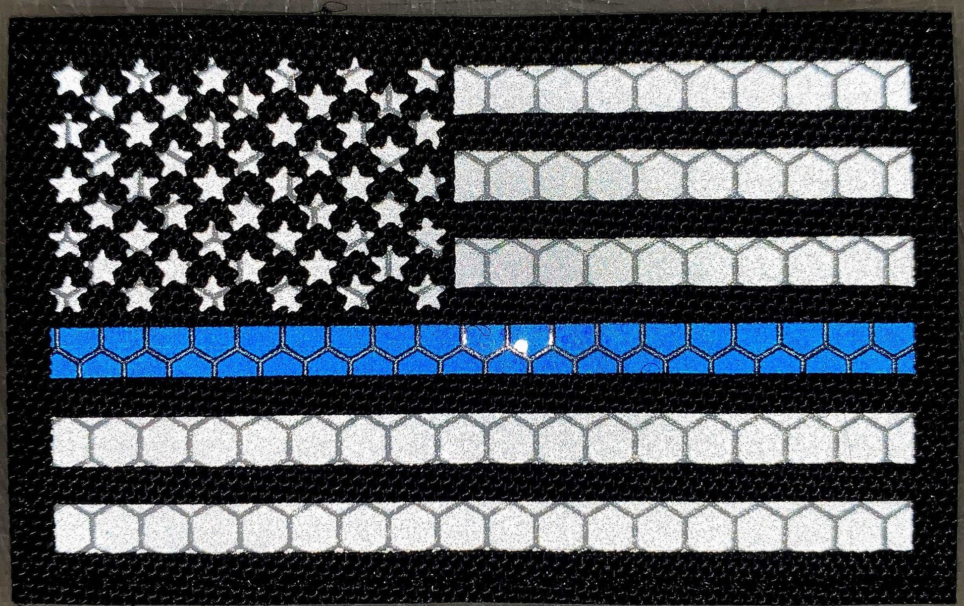 US Flag Reflective Patch-FrontLine Designs, LLC 