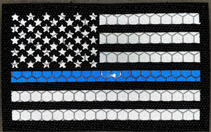 US Flag Reflective Patch-FrontLine Designs, LLC 